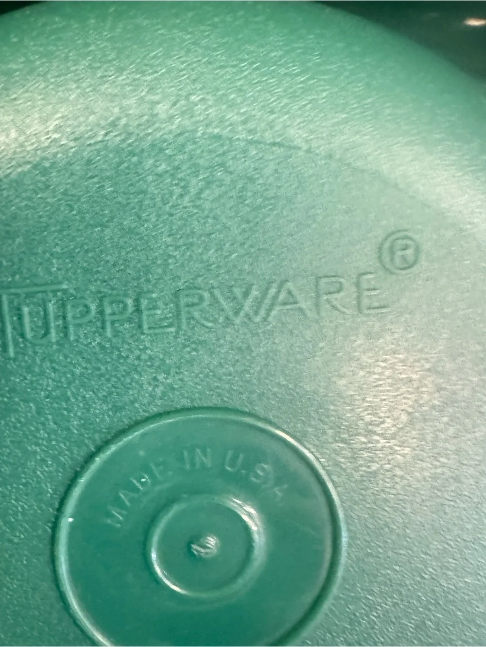 Tupperware‎ 1665 Hunter Green Divided Serving Tray Vintage 7 Section